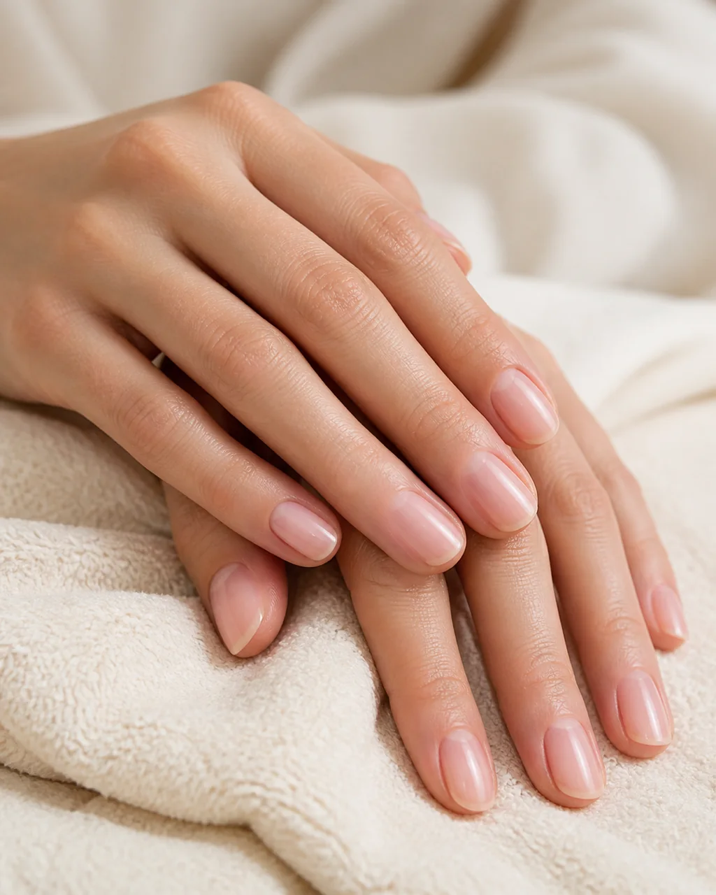 Beautifully manicured nails